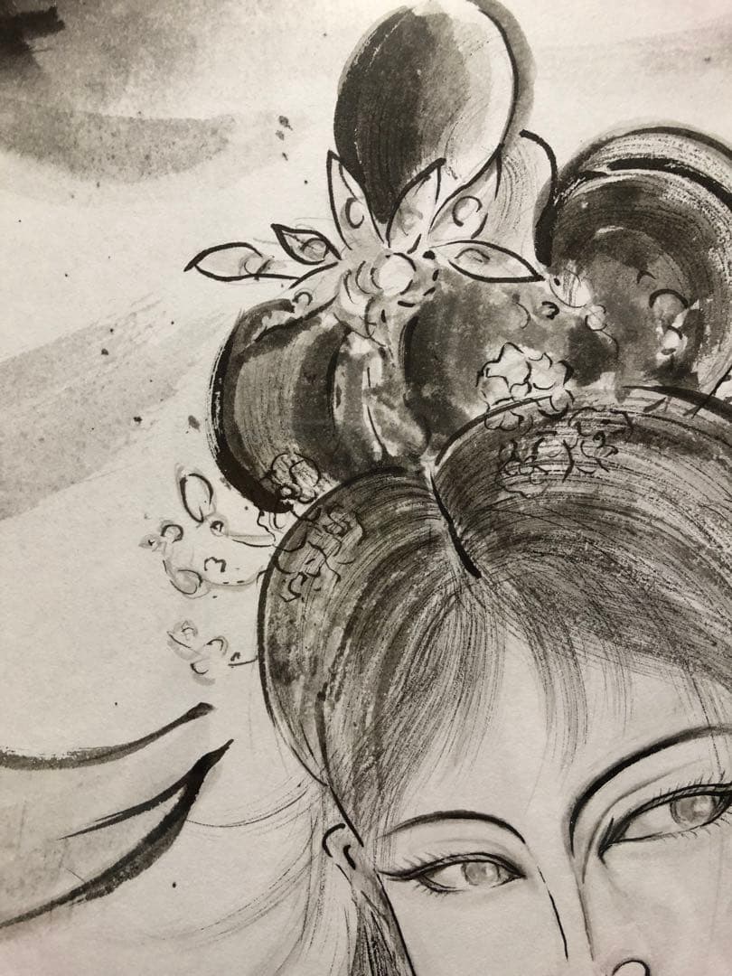 ねぶた 水墨画