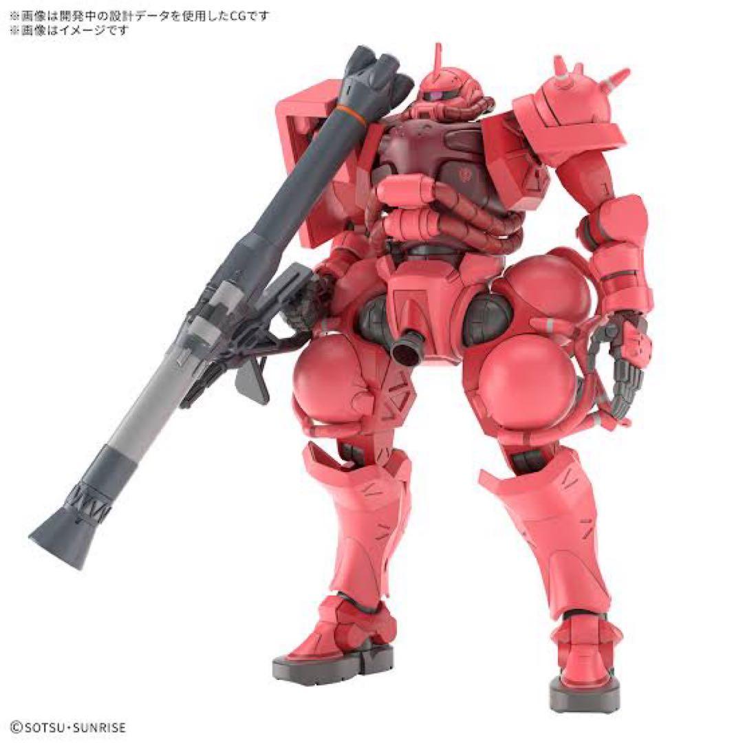 HG ガンダム・シャア専用ザク・リックドム・量産型ザク【GQ版】