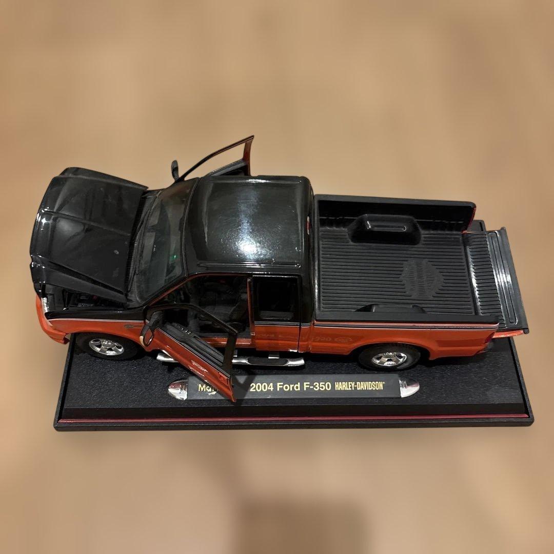 ミニカー maisto! 2004 Ford F-350 Harley Davidson