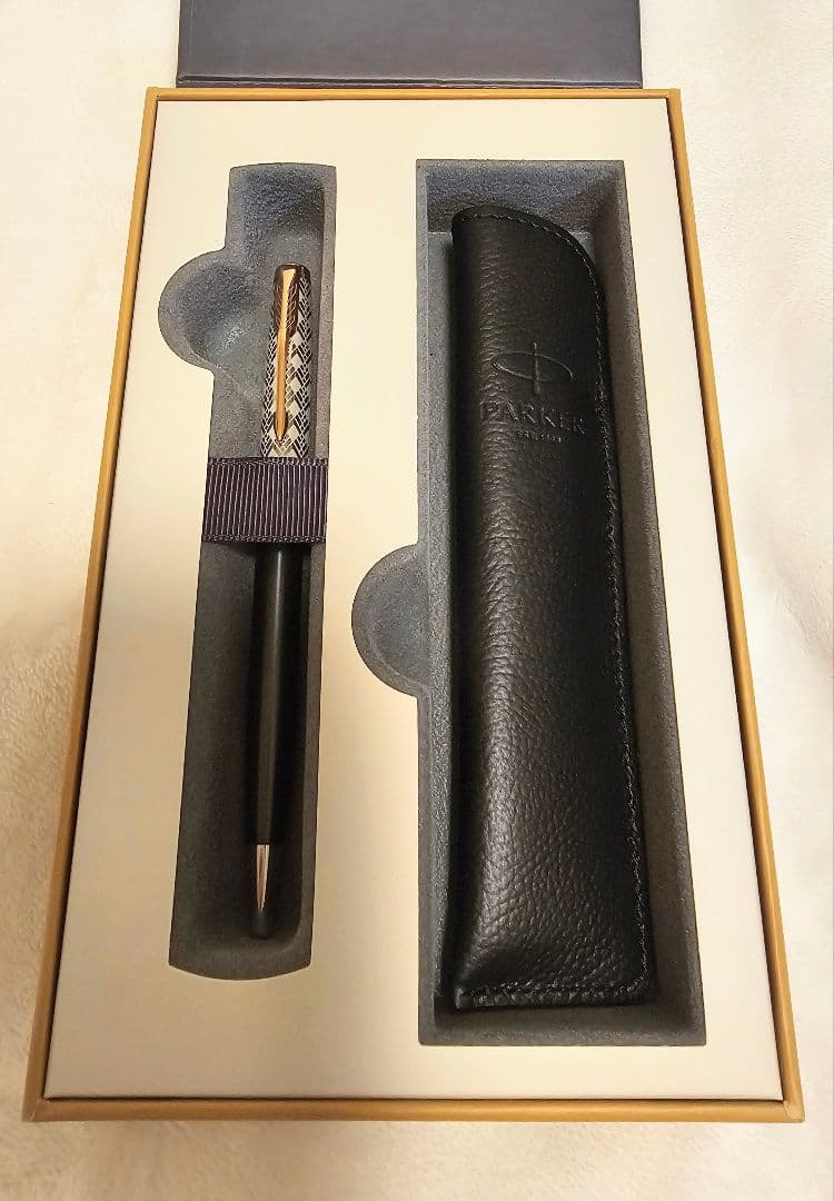 Parker パーカー ソネット プレミアム メタル&グレイPGT ボールペン