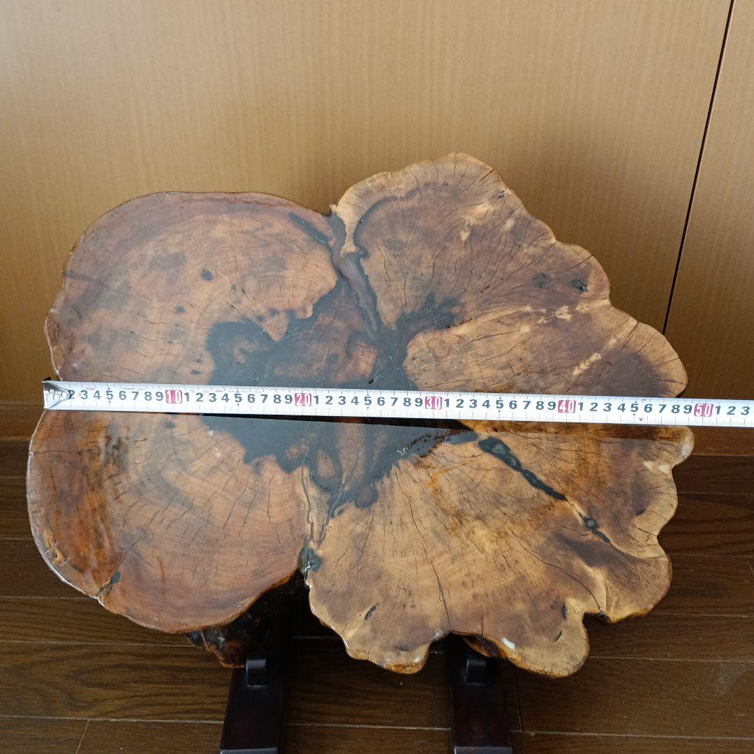 天然木　黒柿置物 樹齢150年以上の希少黒柿の置物