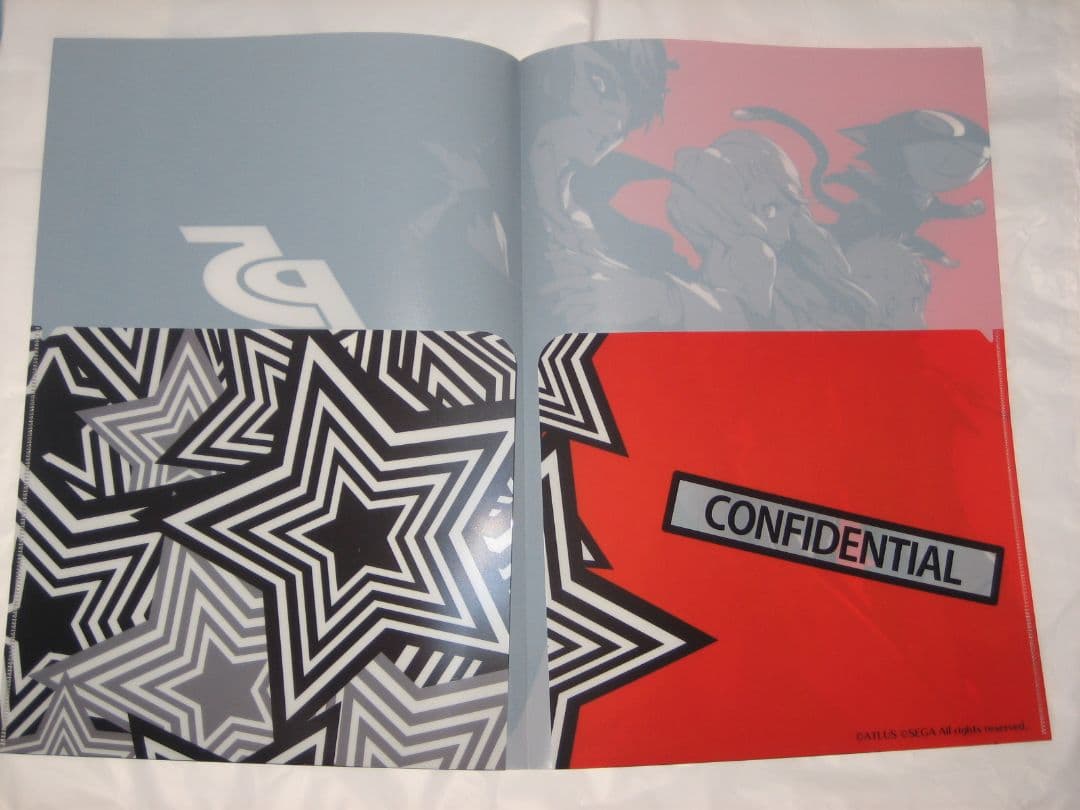 ペルソナ5 クリアファイル 非売品 ロイヤル スクランブル P5 P5R P5S