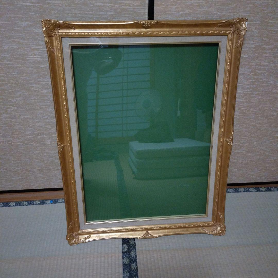 クラシック ゴールド木製額縁P20号 (9)