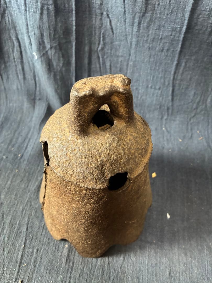 鉄製風鐸　仏教美術　寺院の軒先に吊るす備品　江戸時代