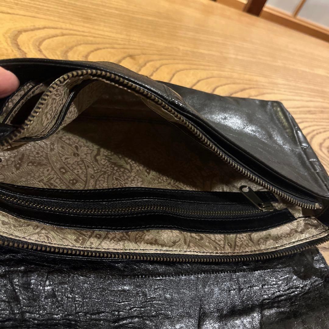 ibiza イビザ クロコダイル 手提げバッグ 美品