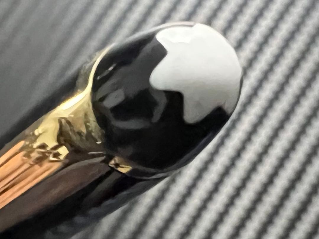 モンブラン 万年筆 美品 144 EF ブラック 全金