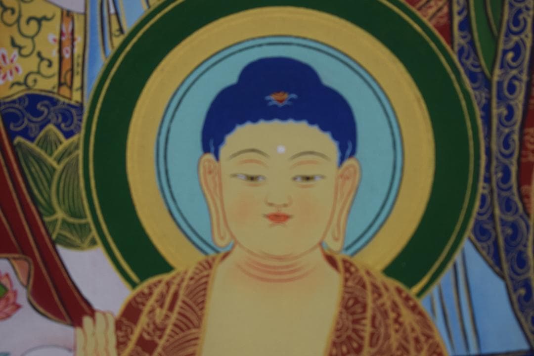 【真作】田島翠峰/十三仏図/十三佛図/掛軸☆宝船☆Z-376