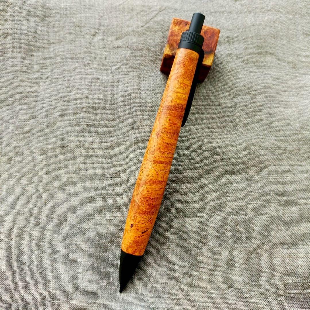 【専用】　ハンドメイド　木軸シャープペン　0.5mm　天然木　ブラック
