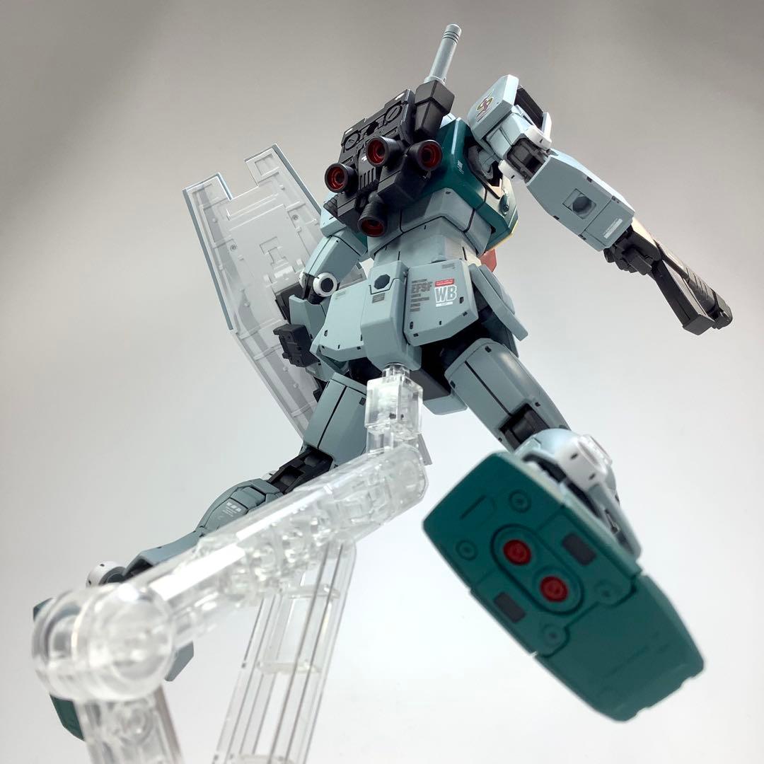 プレバン限定 HG RGM-79 スレッガー専用ジム 塗装済完成品
