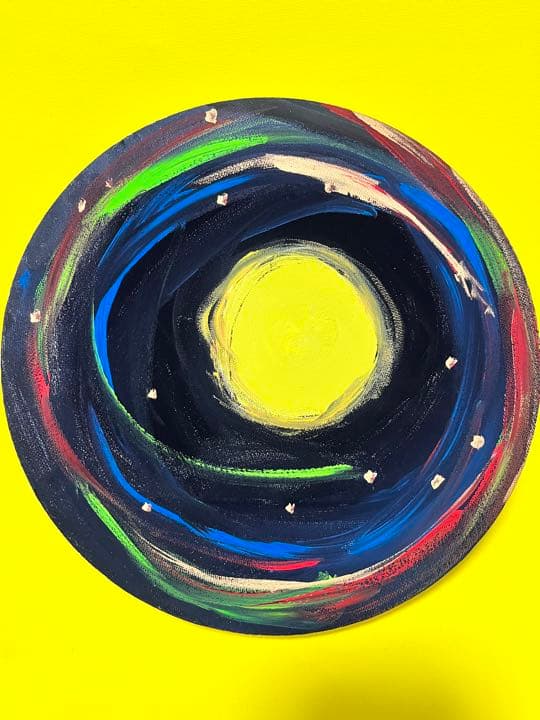 絵画　月