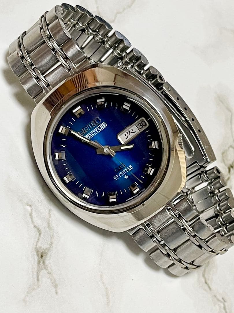 1973年5月製 セイコー5アクタスSS デイデイト 23J 9面カットガラス