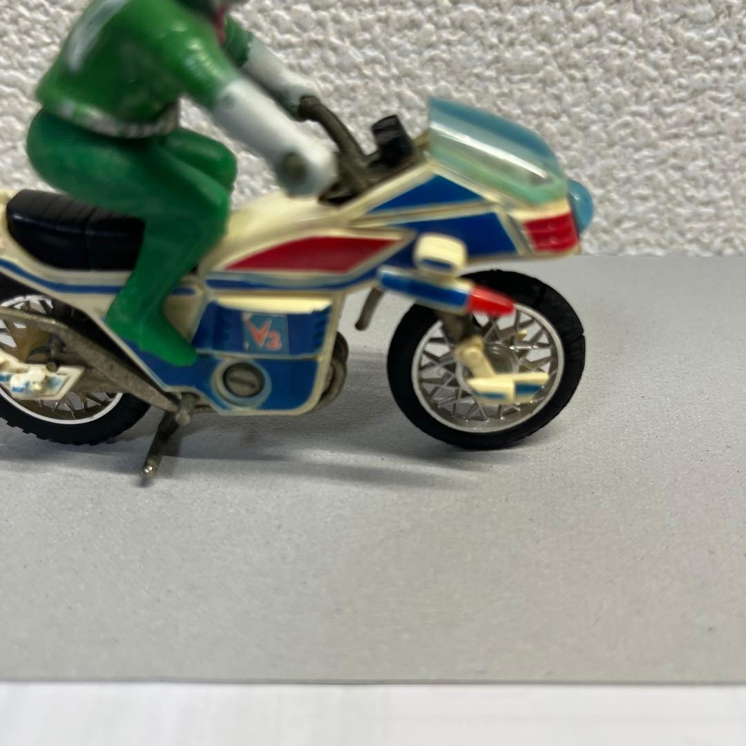 ⚠️レア　2期　仮面ライダーV3 　ハリケーン号　超合金　　当時物　ポピニカ