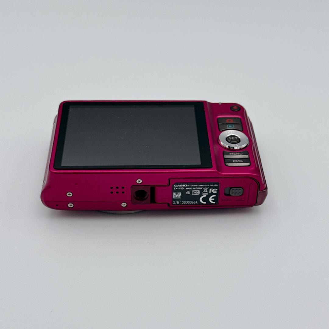 【美品・人気色】CASIO EXILIM EX-H10 ピンク 光学10倍ズーム