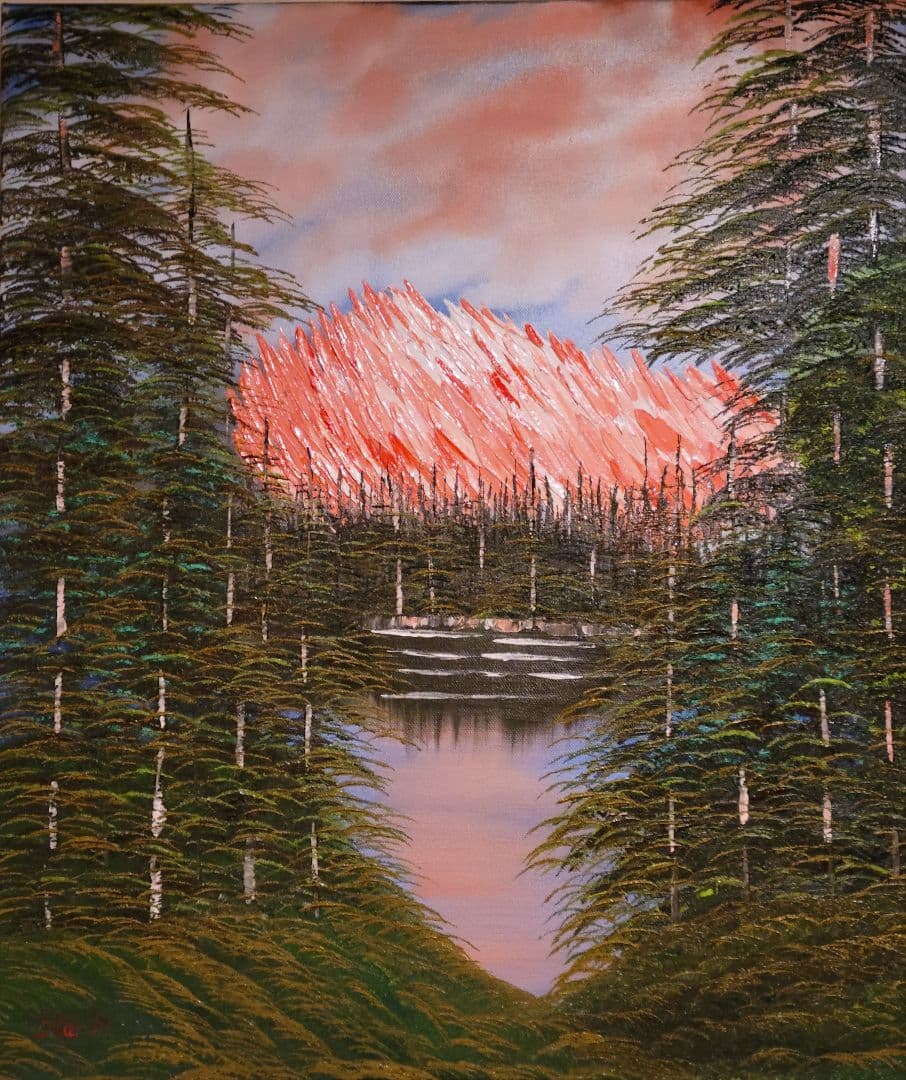 絵画 Red Mountain