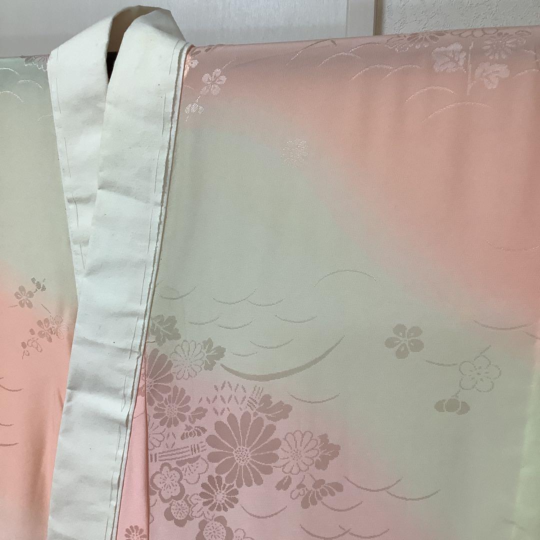 【彦兵衛mini】やまと謹製！正絹振袖・長襦袢セット〜群青色地に辻ヶ花柄〜