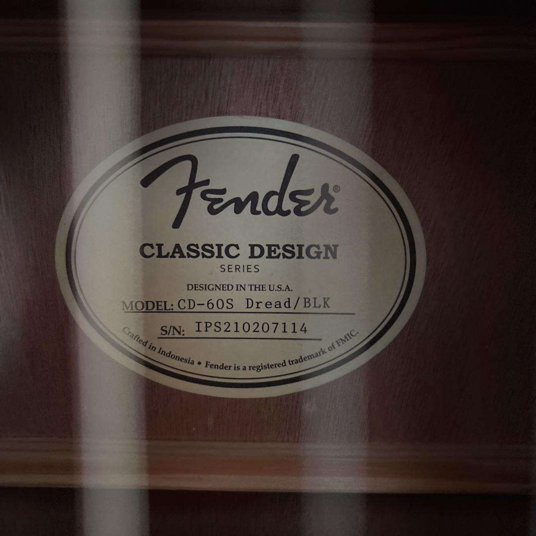 Fender アコースティックギター CD-60S