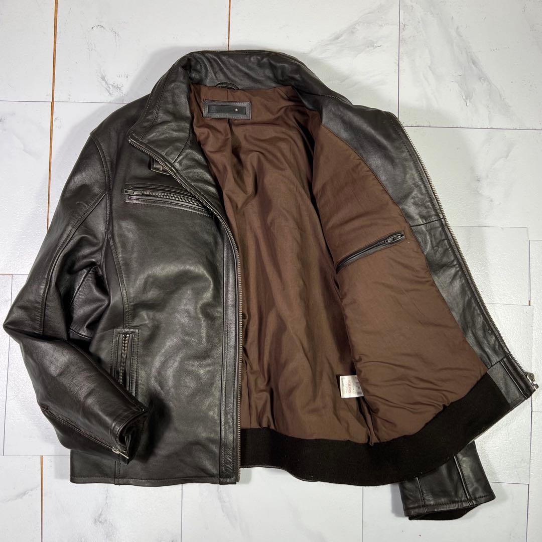 極美品 Liugoo Lethersリューグーレザーズ シングルライダース 3L