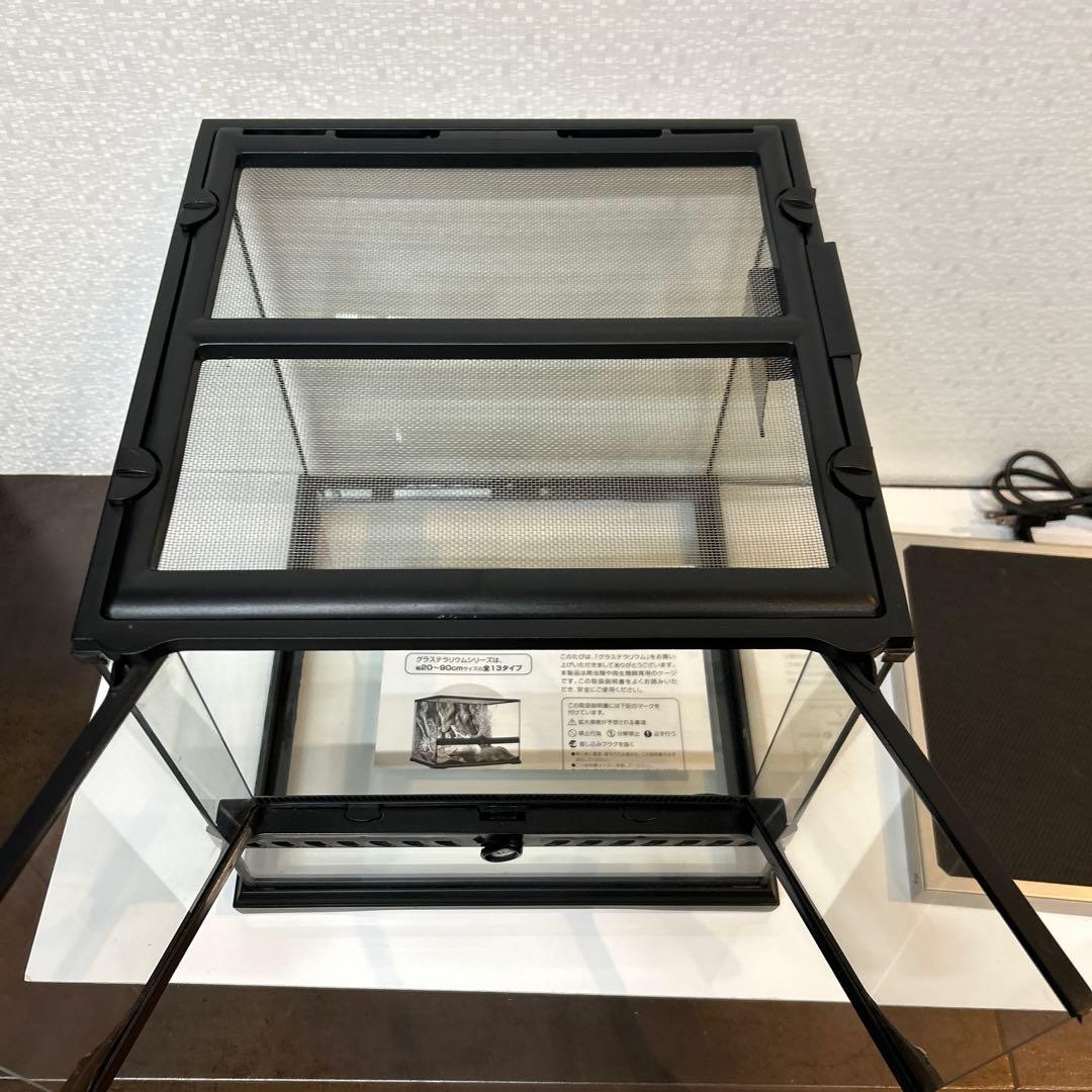 ZEPGEX EXOTERRA グラステラリウム 暖トツM シェルター2個