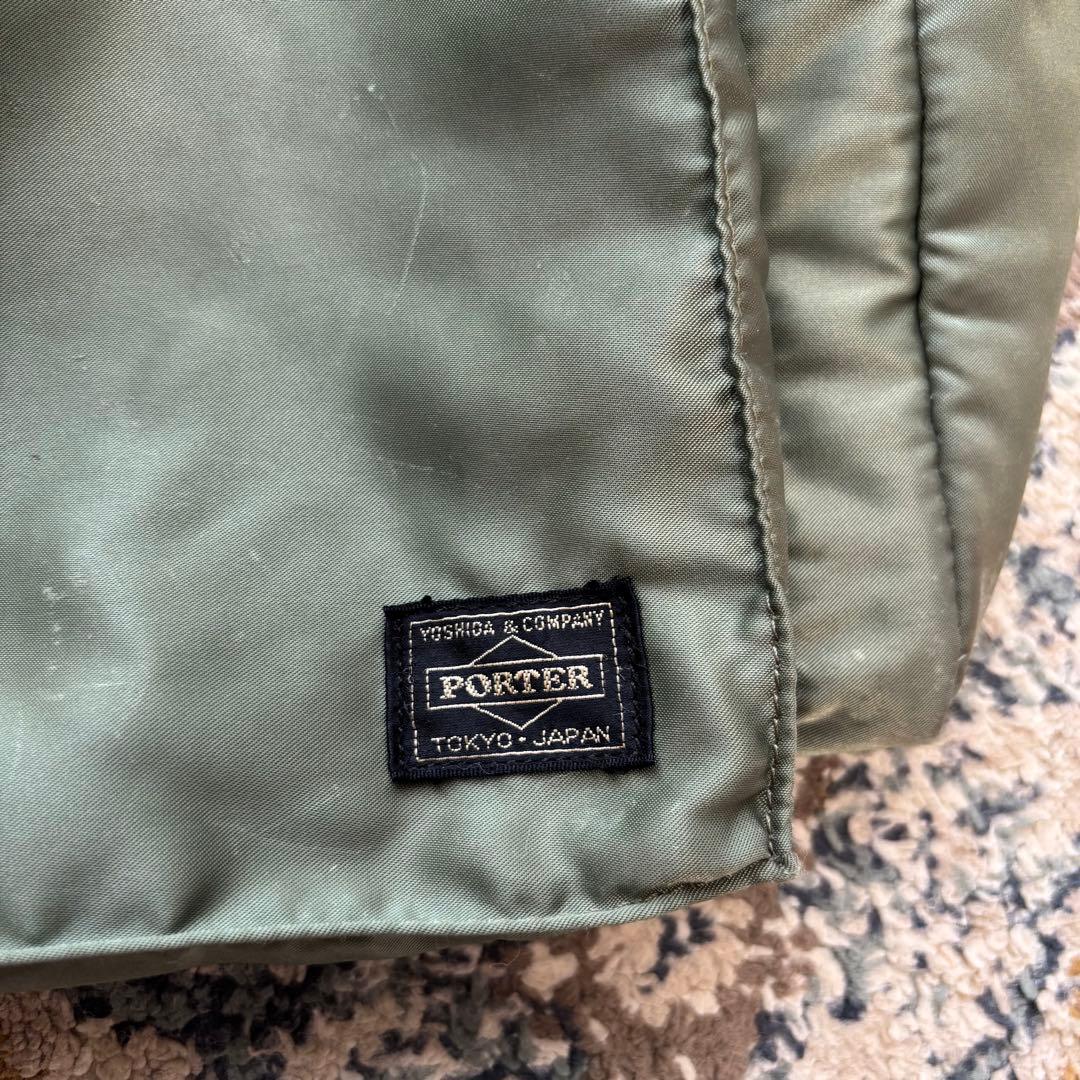 PORTER タンカー　ボストンバッグ　セージグリーン