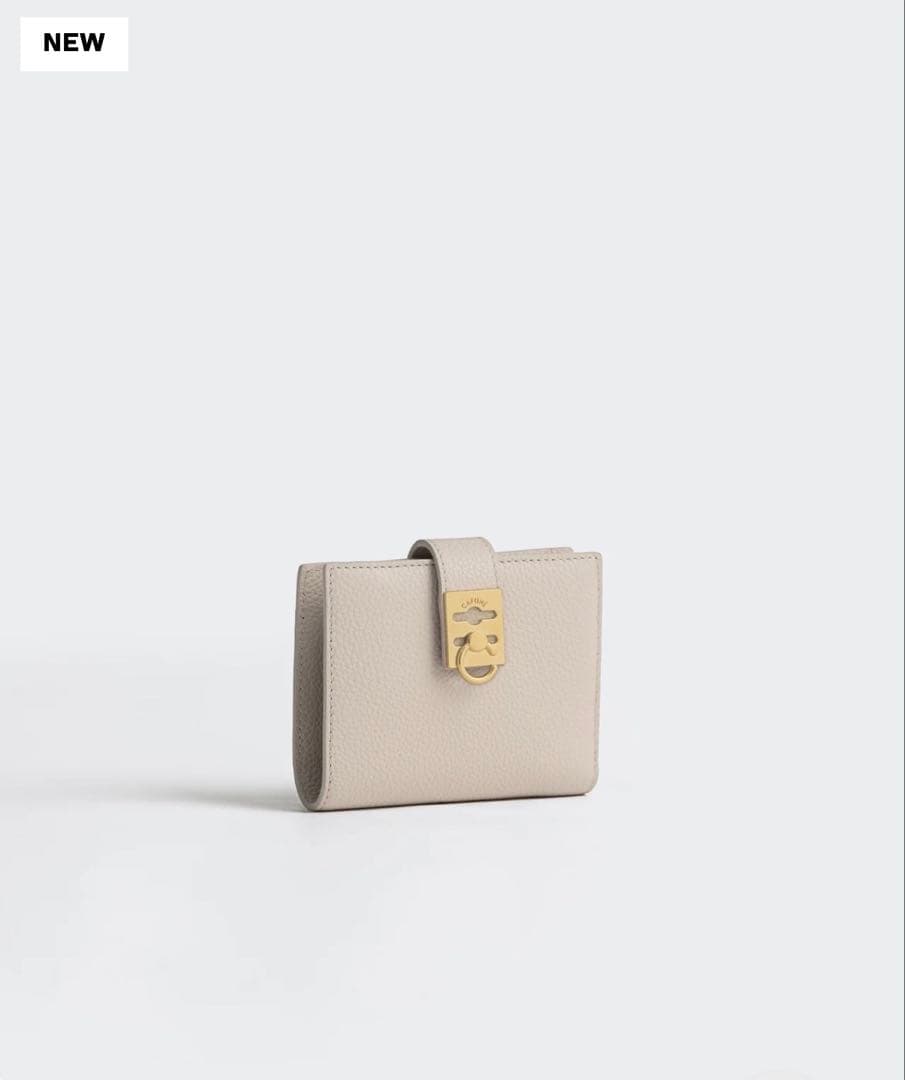 【最終値下げ】【新品】【未開封】CAFUNE ベージュ 二つ折り財布