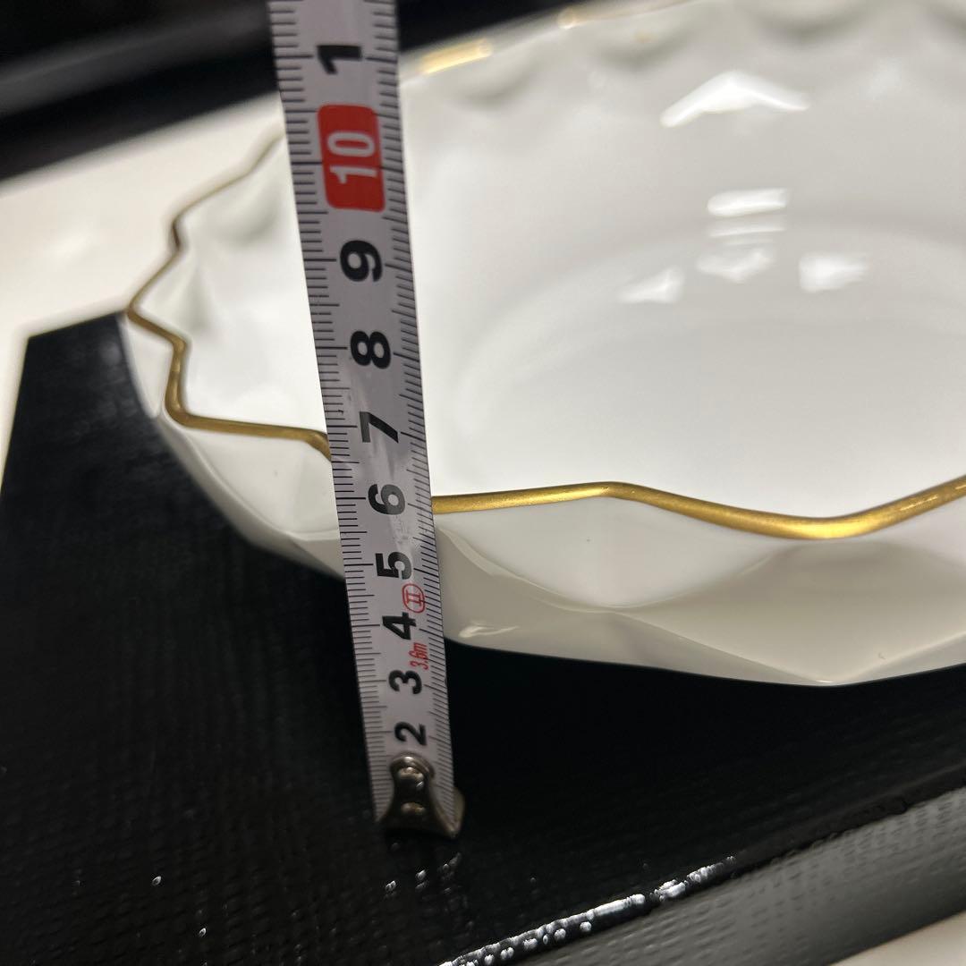 美品◆希少品　オールド大倉陶園 ゴールドライン25cm皿　ヴィンテージ食器