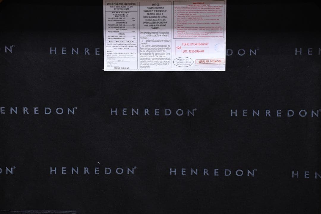 DLC78 ヘンレドン HENREDON 2024年製 オットマン スツール