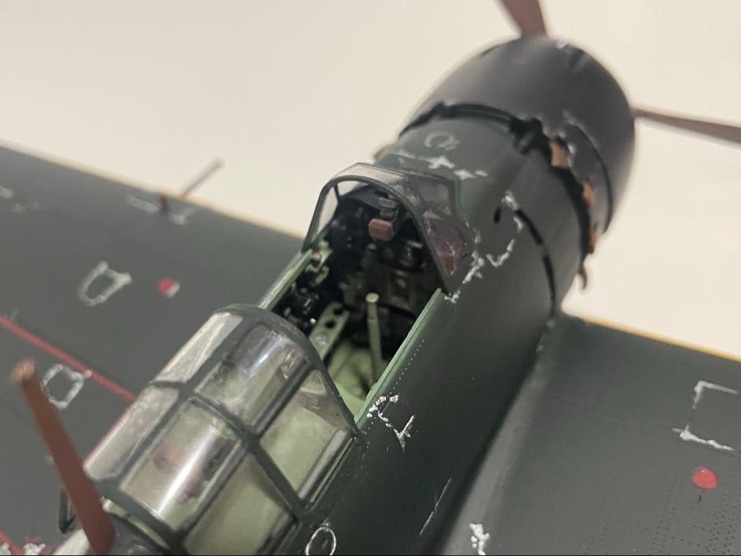 タミヤ零戦52型 1/32 プラモデル完成品