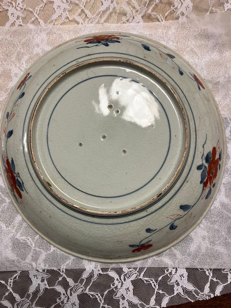 古伊万里　色絵大皿