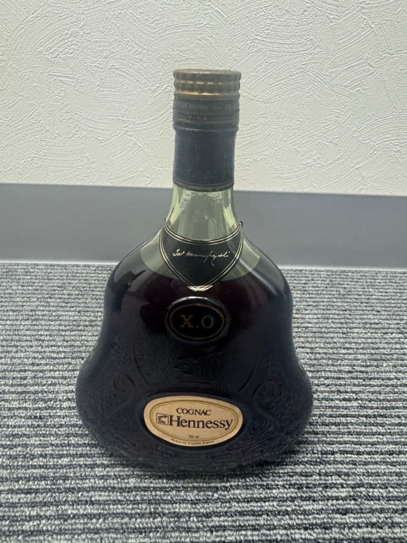 未開栓　古酒　ヘネシー コニャック X.O グリーンボトル　金キャップ