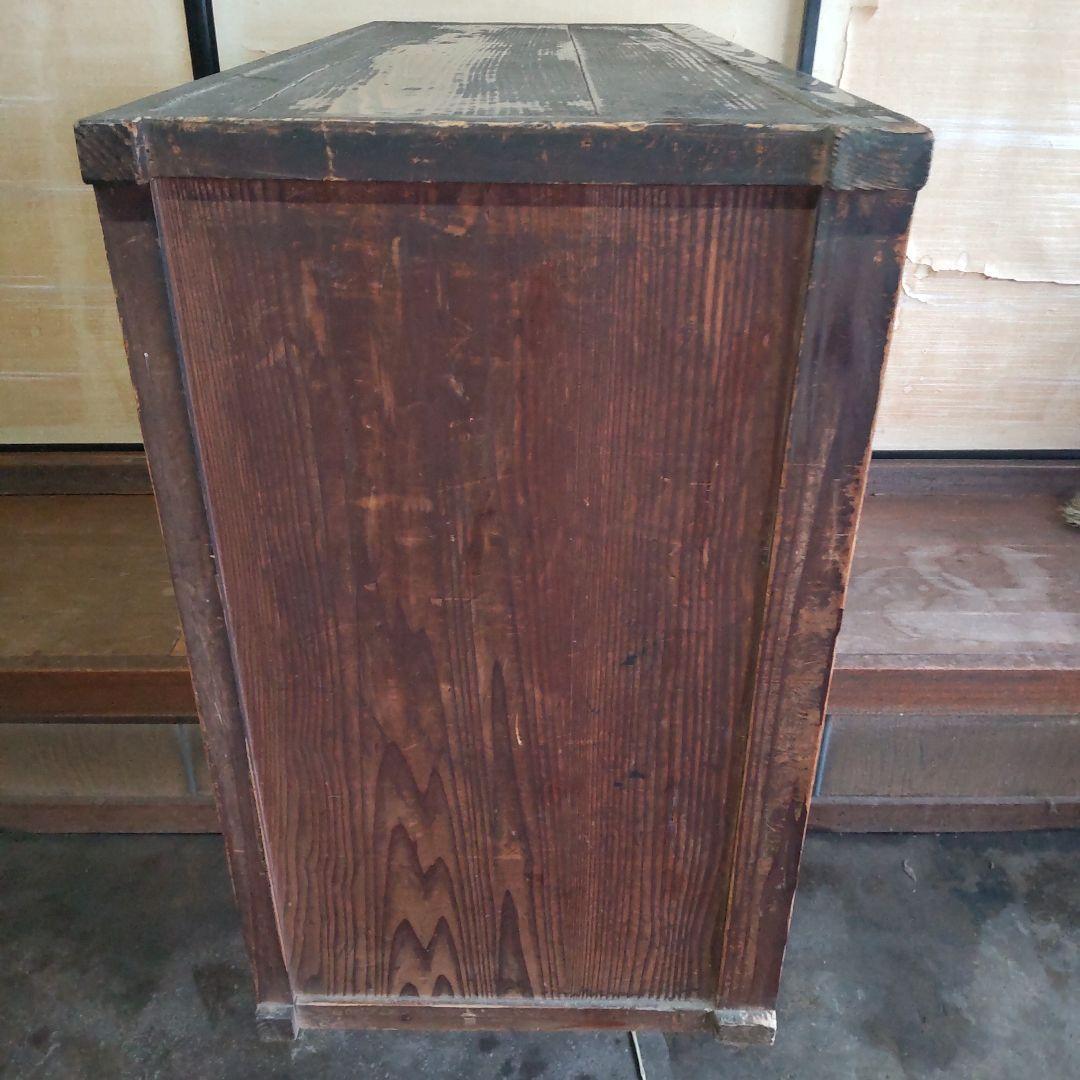 昭和レトロ　戸棚　縦45cm横106cm高さ75cm
