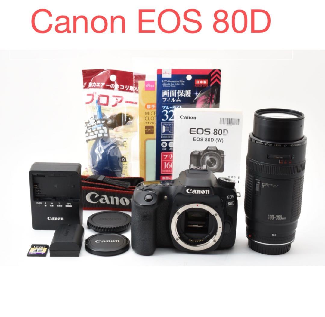 デジタル一眼レフカメラ Canon EOS 80D/望遠レンズセット
