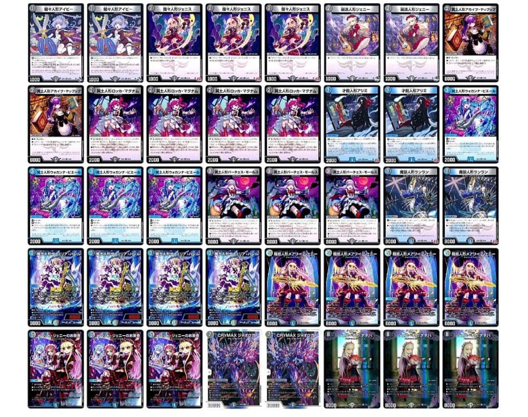 青黒デスパペット デッキ
