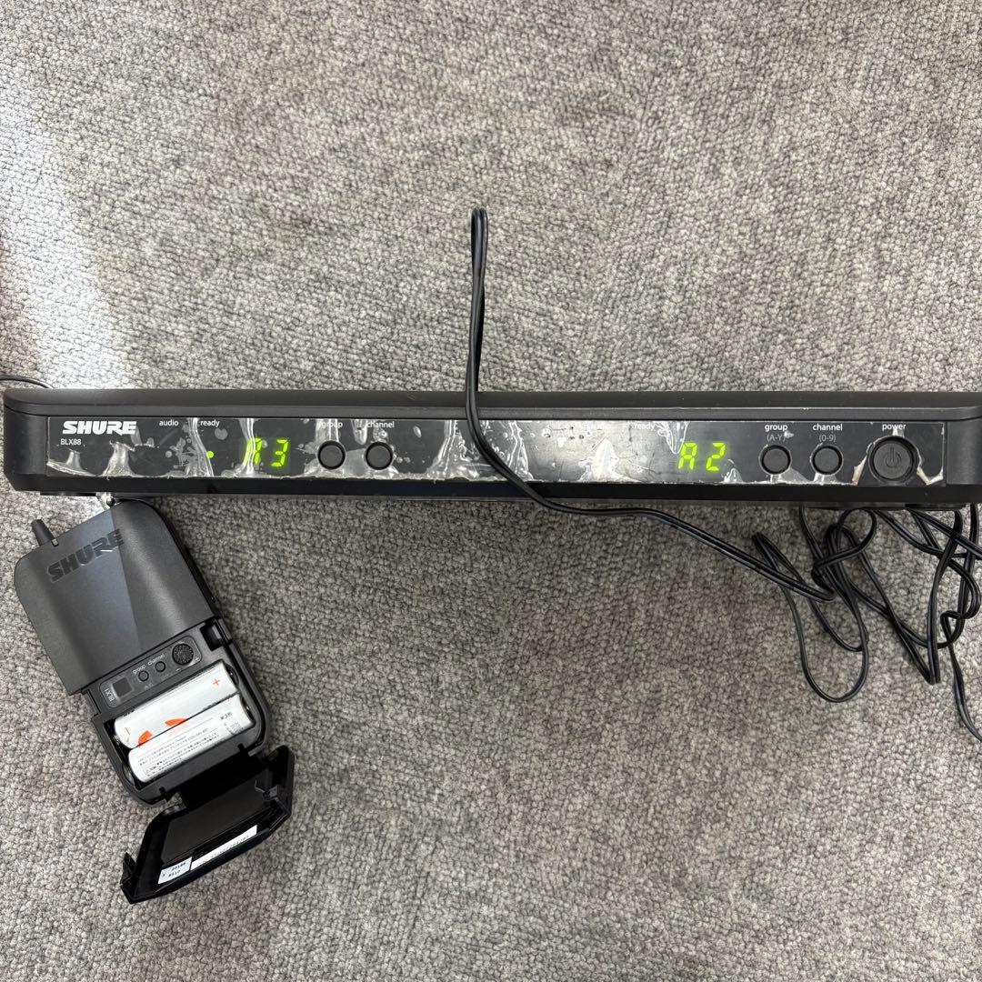 SHURE blx88 blx1 jbワイヤレスシステム 本体と付属品