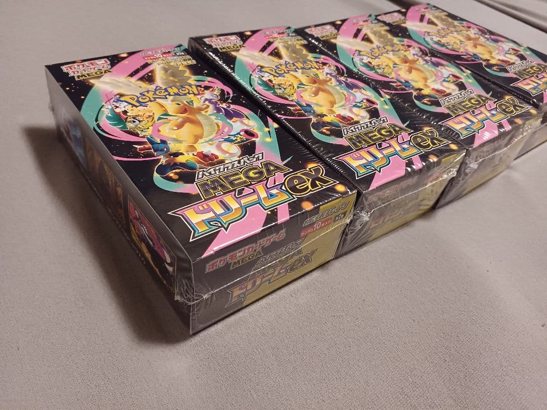 ポケモンカードゲーム MEGAドリームEX 4BOX シュリンク付き