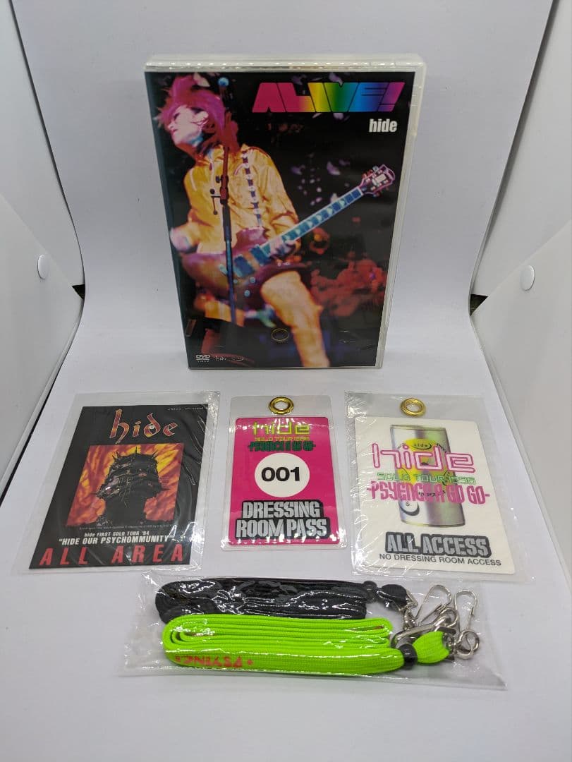 初回限定盤　hide ALIVE　DVD　バックステージパス3枚