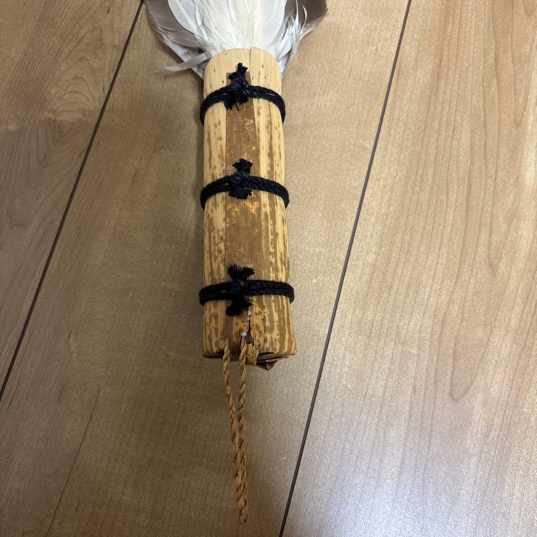 羽根御羽箒座箒（大) 茶道具茶道室58cm
