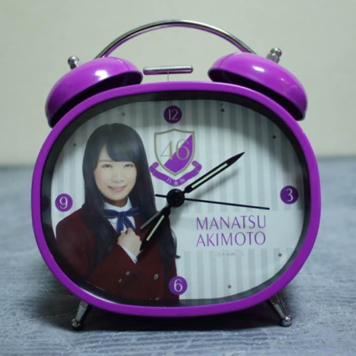 乃木坂46 秋元真夏 初期型 目覚まし時計