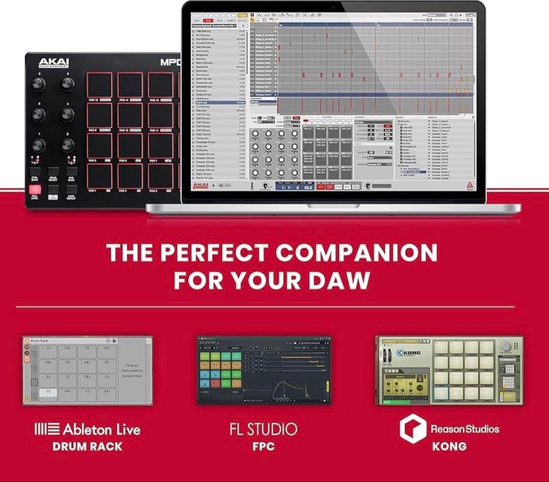 Akai MPD218 midi パッドコントローラー