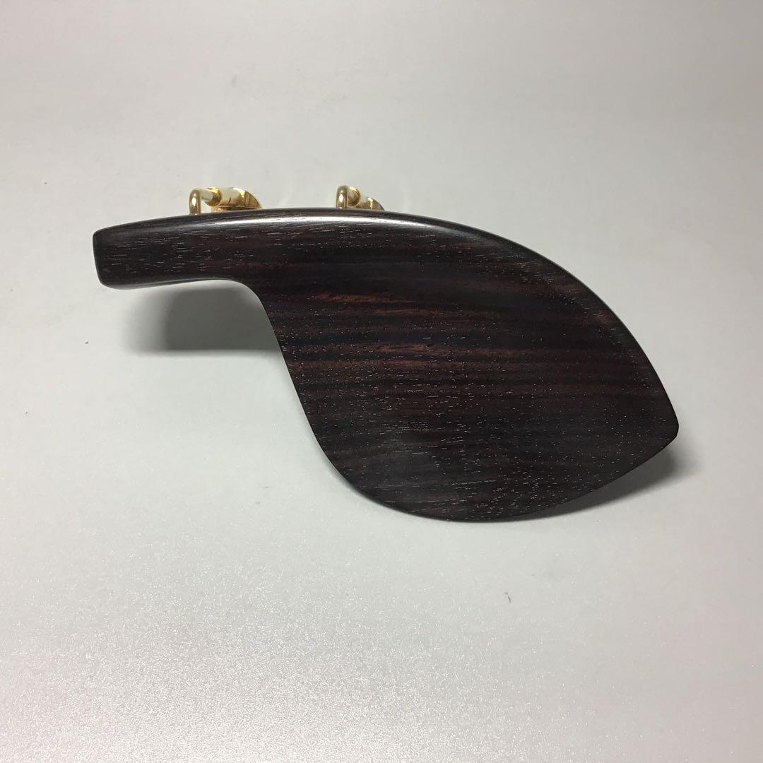 バイオリン　アクセサリー顎当て青島黒檀　クローソン　セミヒル