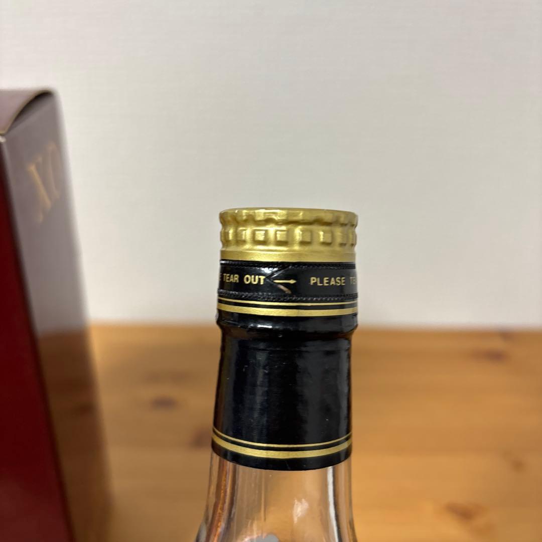 ヘネシー XO 1000ml 金キャップ クリアボトル 箱付　コニャック　❶