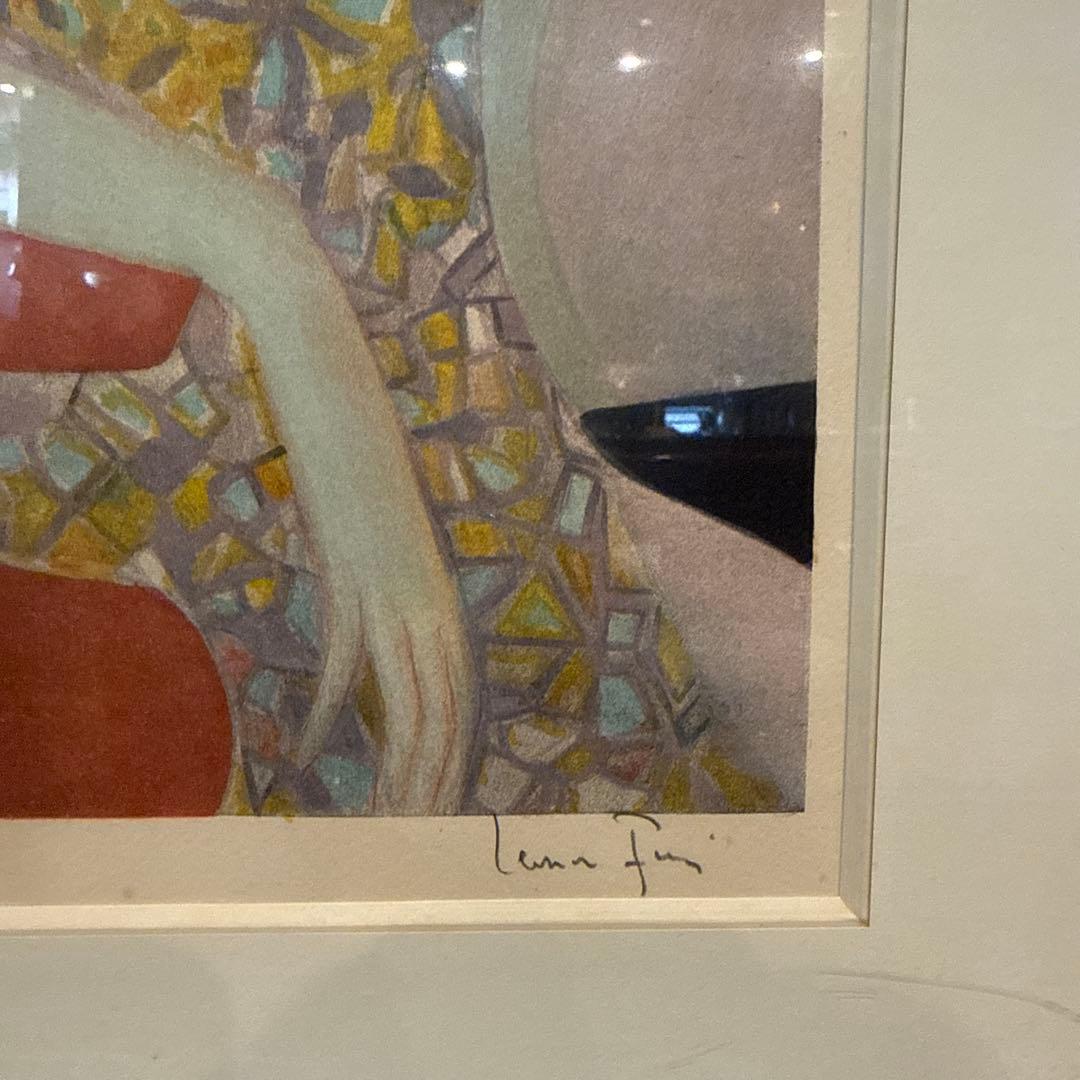 真作 レオノール・フィニ Leonor Fini 本人直筆サイン