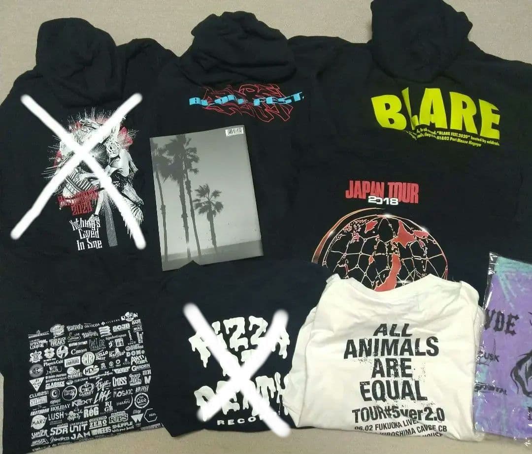 BLARE ブレアフェス coldrain パーカー Tシャツ コーチジャケット