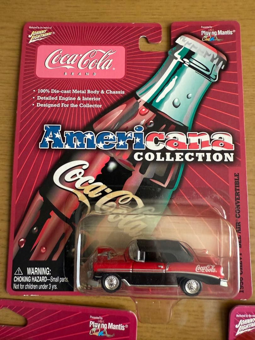 ジョニーライトニング　コカコーラCoca-Cola ミニカー 4台セット