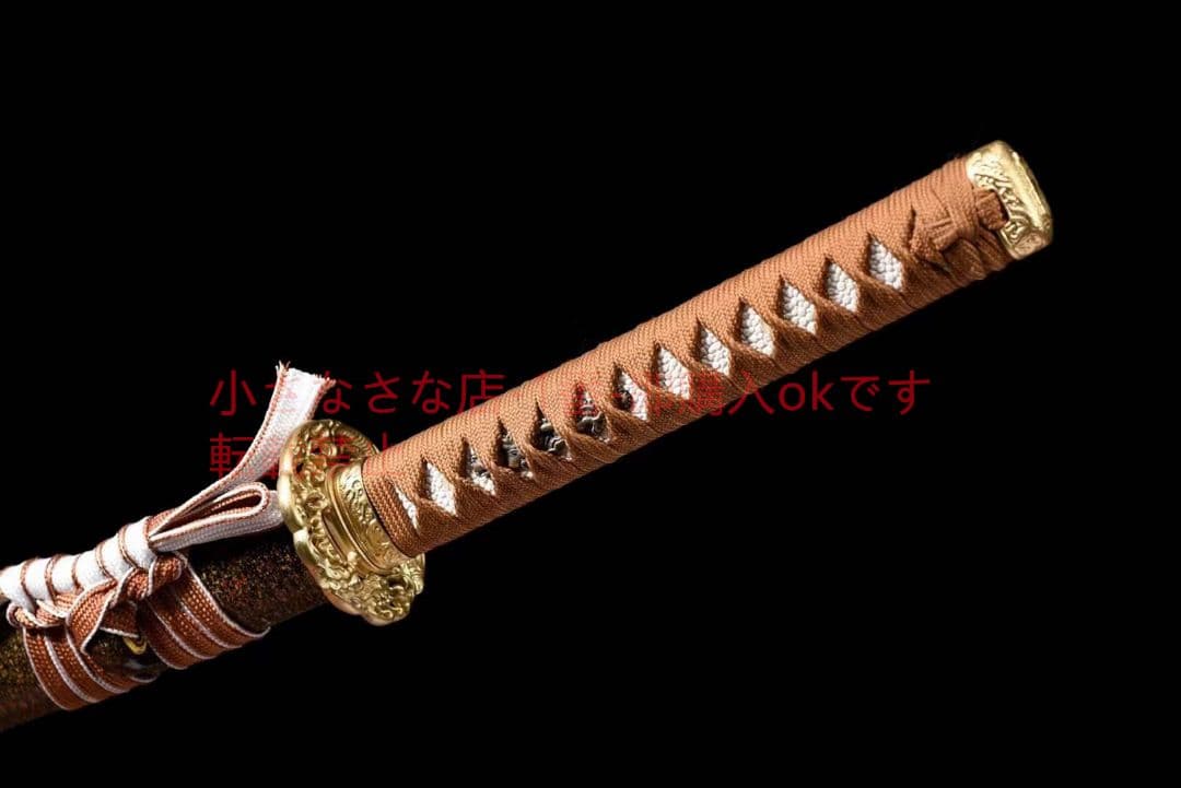 『仏魔』T10覆土焼刃風葉紋侍刀  古兵器 武具 刀装具 日本刀 模造刀 居合刀