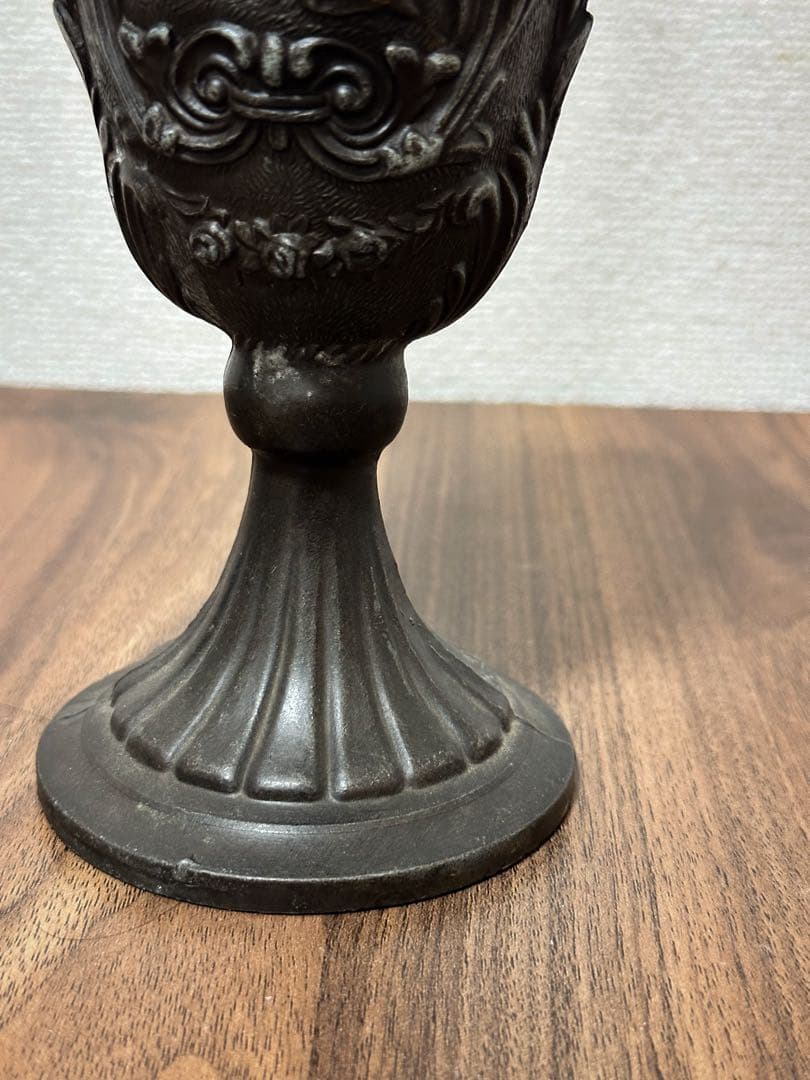 アンティーク　鉄製　花瓶