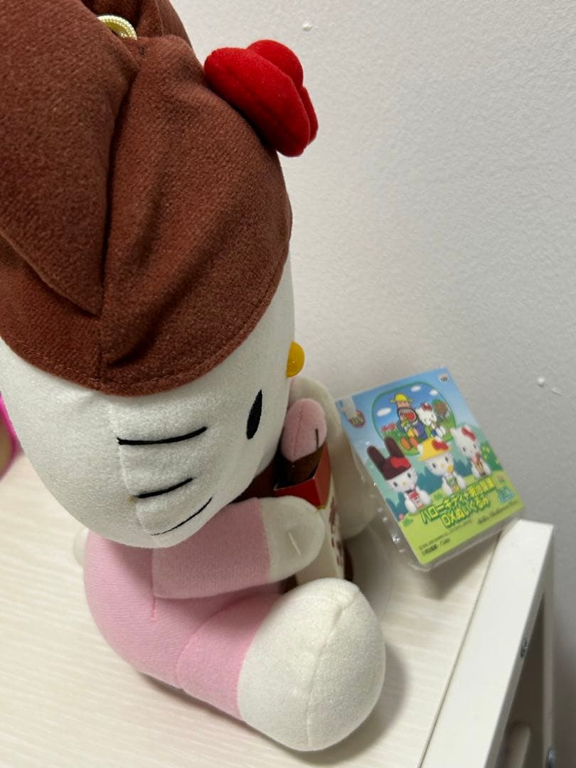 ハローキティ　サンリオ　ぬいぐるみ　アポロ　明治製菓　クレーンゲーム　レア
