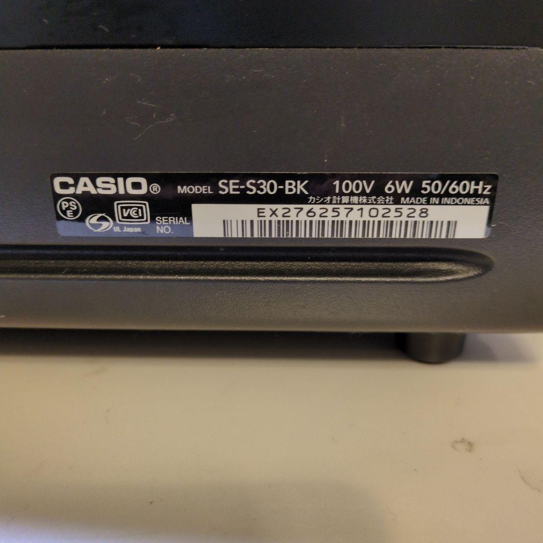 CASIO カシオ 電子レジスター SE-S30　説明書付き