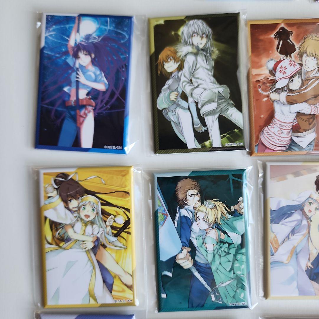 とある魔術の禁書目録オンラインくじスクエア缶バッジカバーイラスト