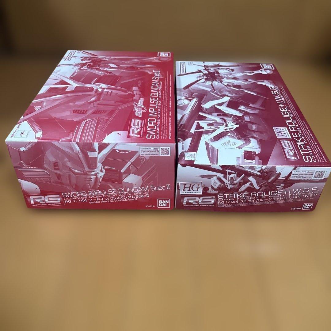 RGソードインパルスSpec II & ストライクルージュ + I.W.S.P