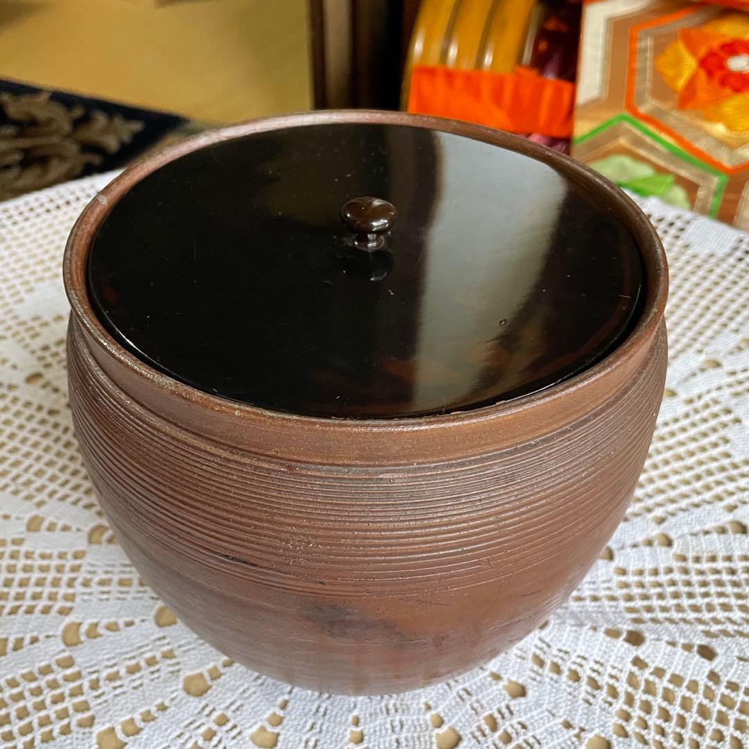 備前　水差し　茶道具